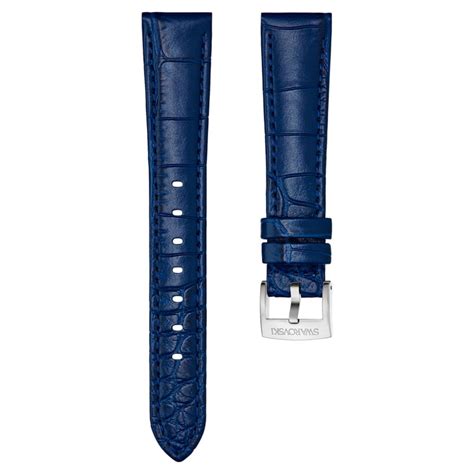 cinturino blu originale in pelle coccodrillo per orologio breitling|BREITLING cinturino in coccodrillo blu .